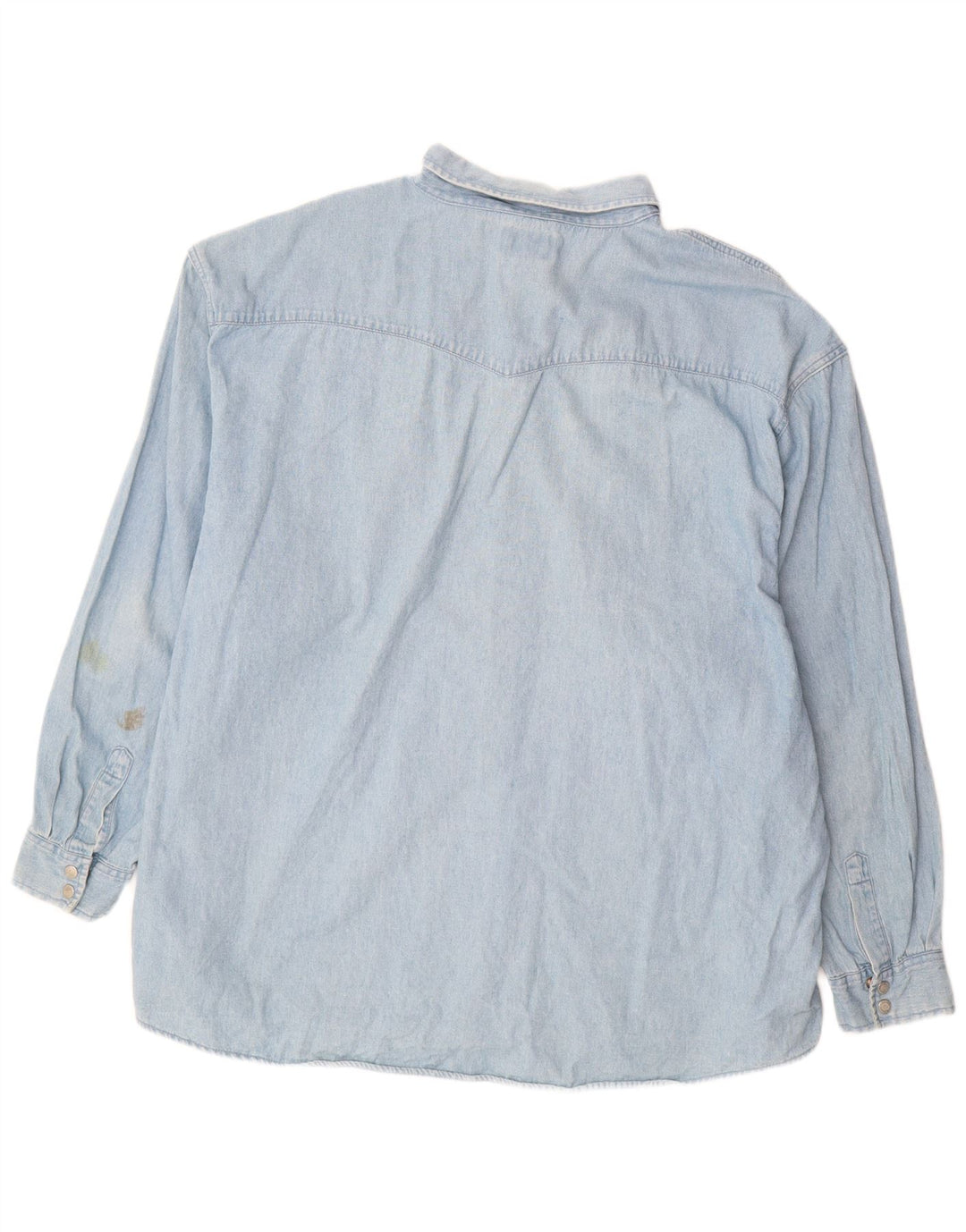 JOHN BANER Denimskjorte til mænd 3XL Blå Bomuld