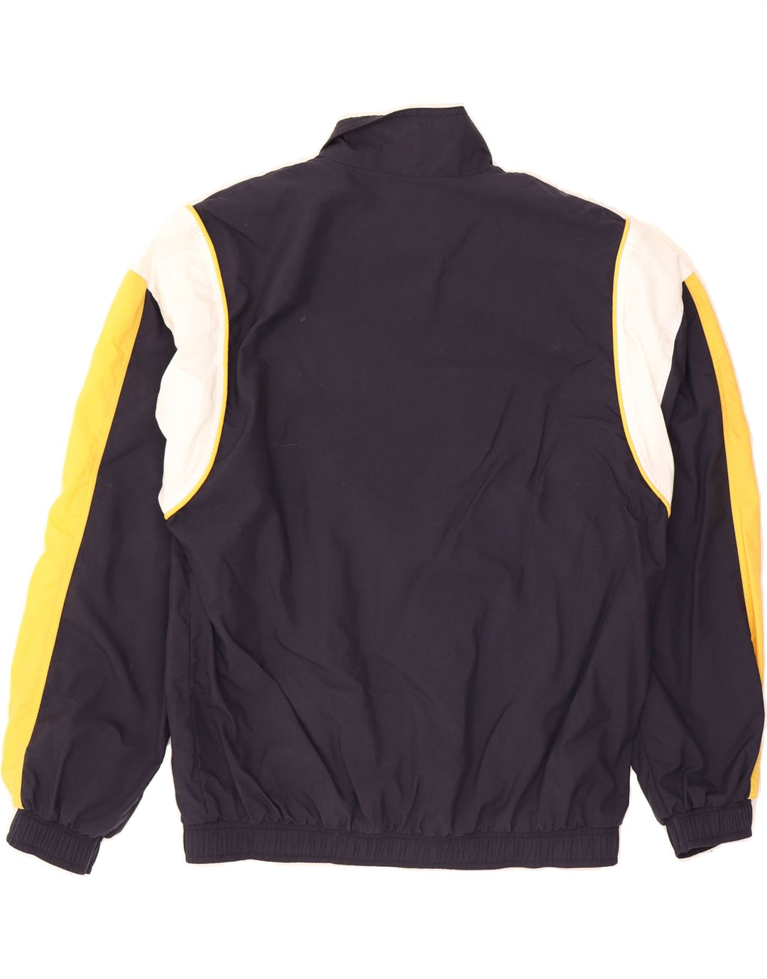PUMA Mens Tracksuit Top Jacket Medium Navy Blue Colourblock Nylon Vintage Puma and Second-Hand Puma from Messina Hembry 