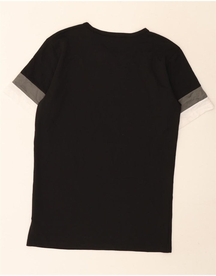 Puma Herre T-Shirt Top Lille Sort Colourblock Polyester