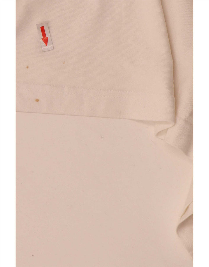 Fila Herre Regular Graphic T-Shirt Top IT 58 2XL Hvid Bomuld