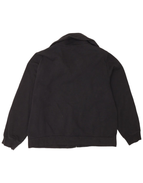 Champion Womens Grafisk træningsdragt Topjakke UK 22 3XL Sort Bomuld