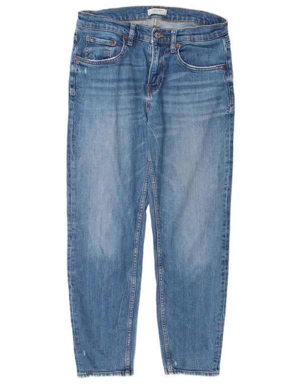 Zara Womens Tapered Jeans EU 38 Small W28 L26 Blue Cotton
