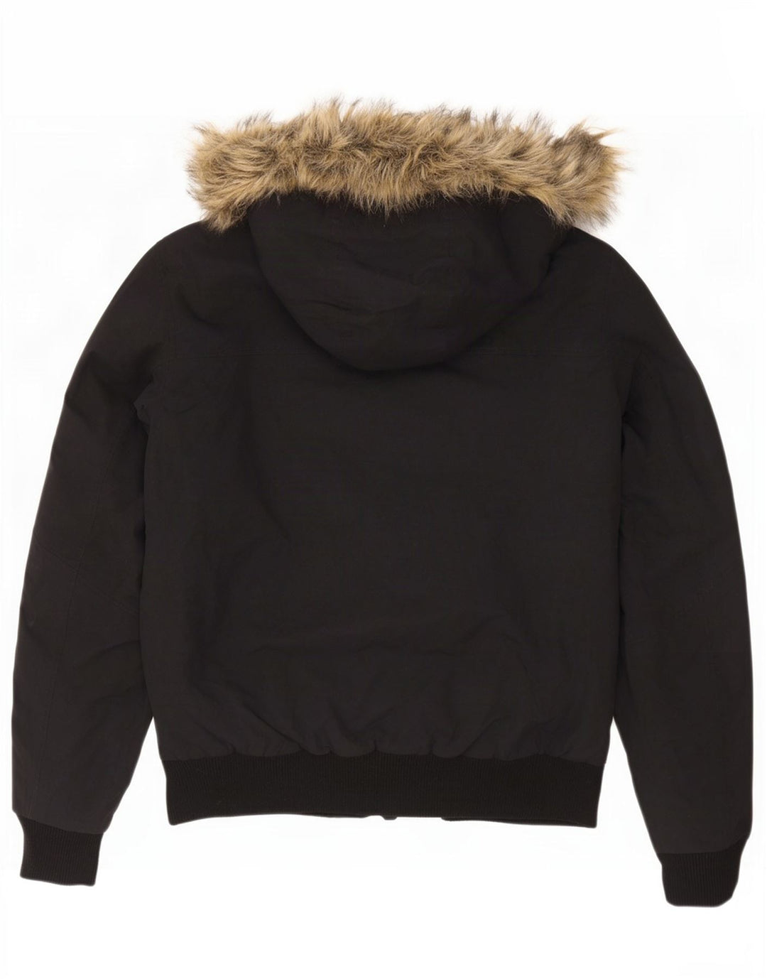 Jack Wolfskin Herre Hooded Bomber Jacket UK 36/38 Medium Black Polyamide