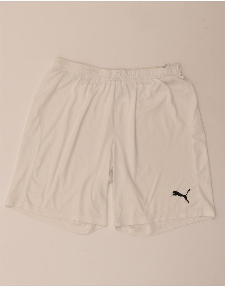 Puma Herre Sportshorts Store Hvide Polyester