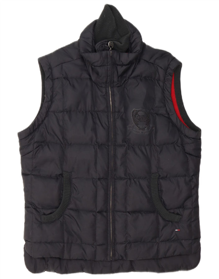 Tommy Hilfiger Dame Polstret Gilet UK 18 XL Navy Blue Polyester