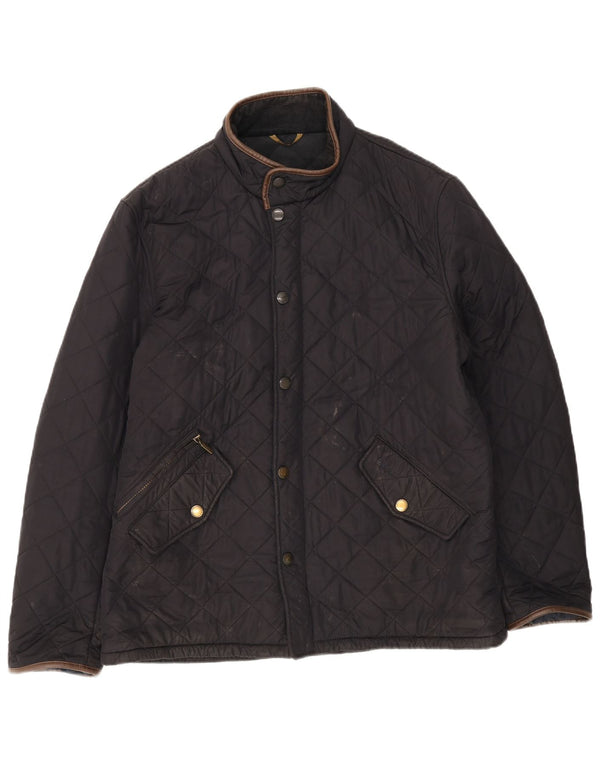 Barbour Herre quiltet jakke UK 42 XL Navy Blue