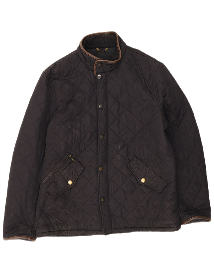 Barbour Herre quiltet jakke UK 42 XL Navy Blue