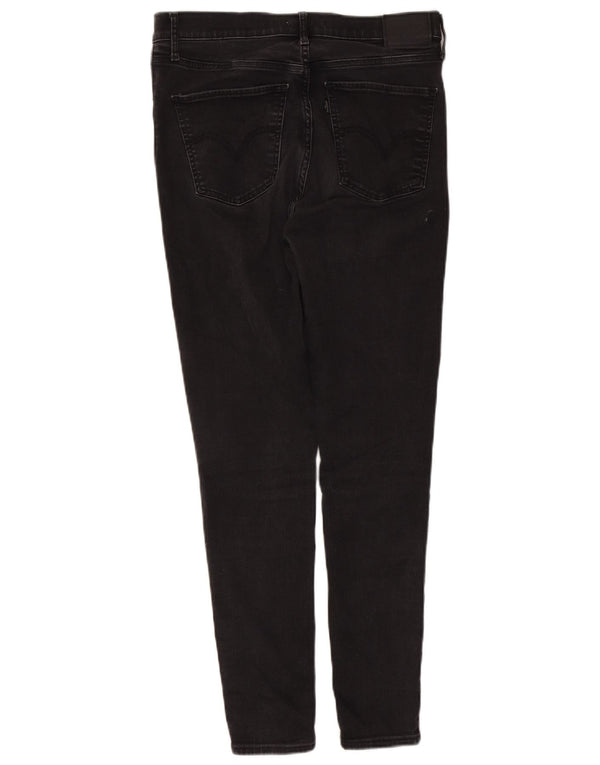 Levi's Kvinder Mile High Super Skinny Jeans W31 L30 Sort Bomuld