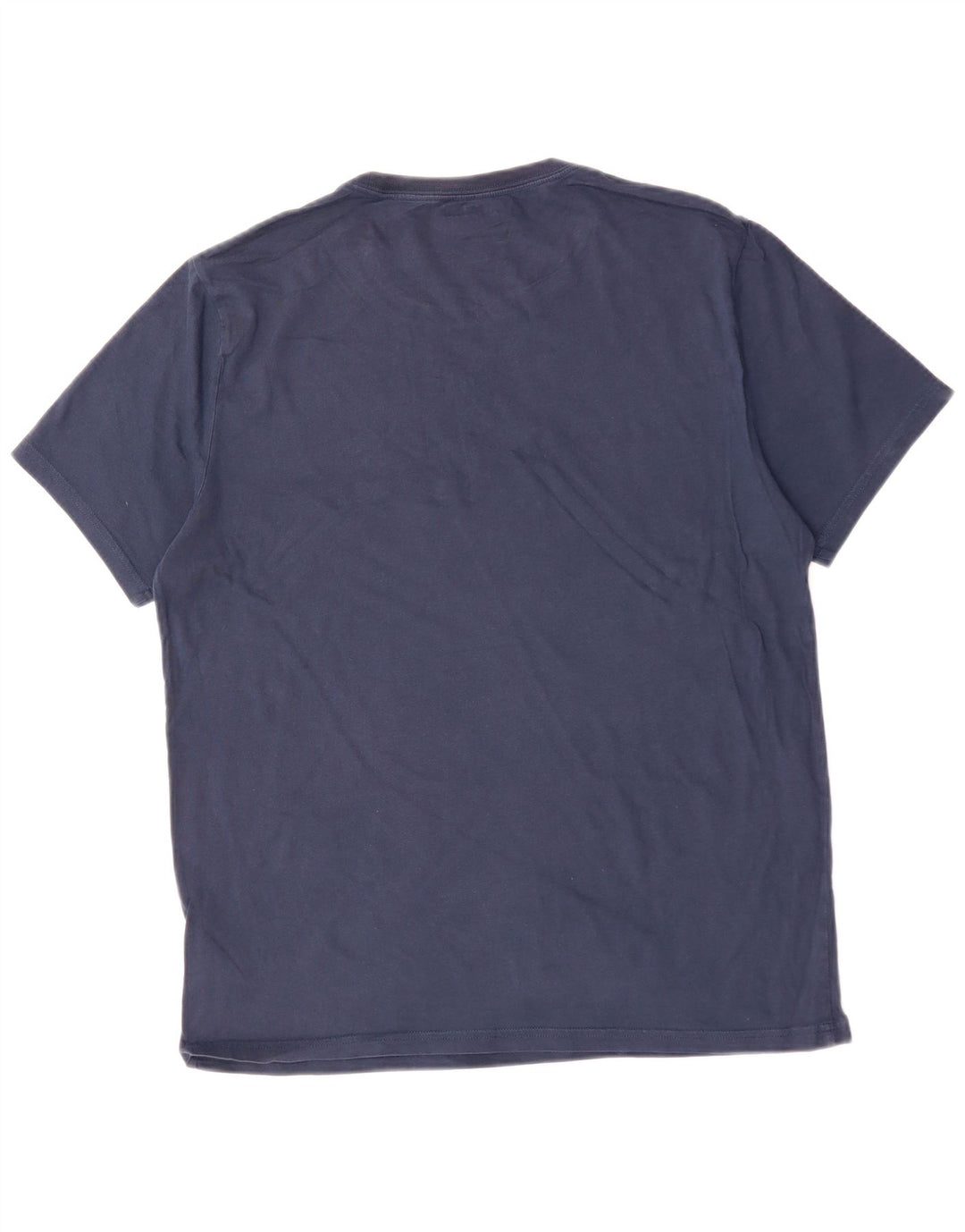 CONVERSE Herre Chuck Taylor Grafisk T-Shirt Top Medium Navyblå Bomuld