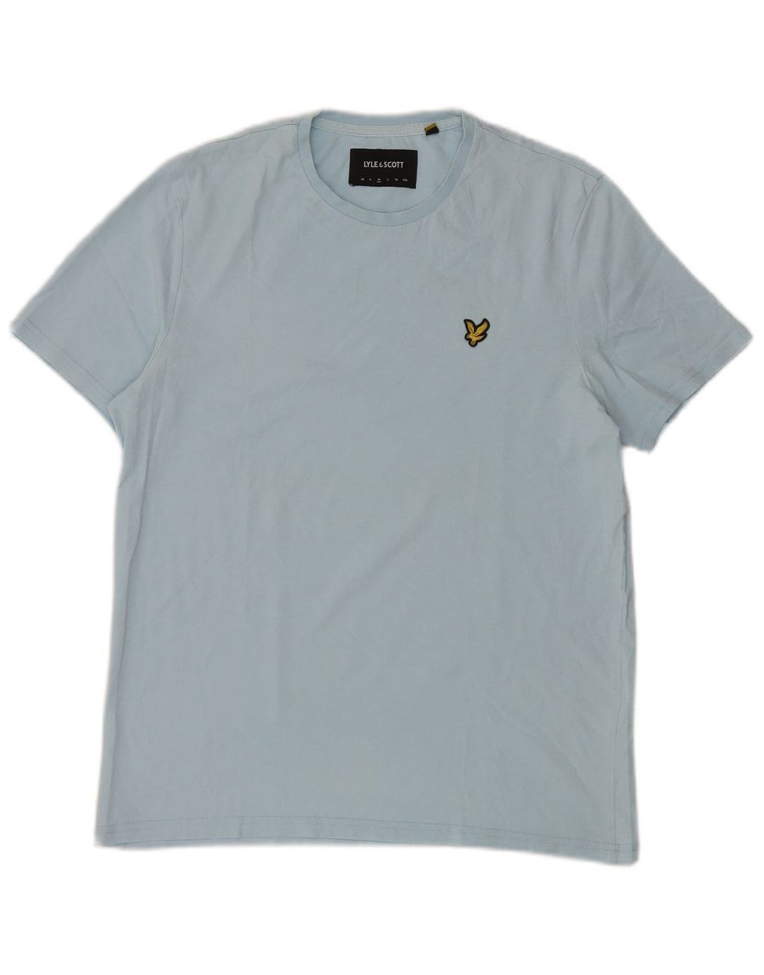Lyle & Scott Herre T-shirt Top Medium Blue Bomuld