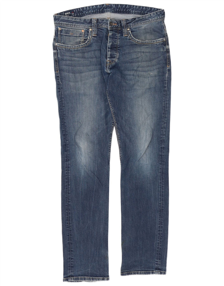 PEPE Jeans Herre Slim Jeans W34 L34 Blå Bomuld