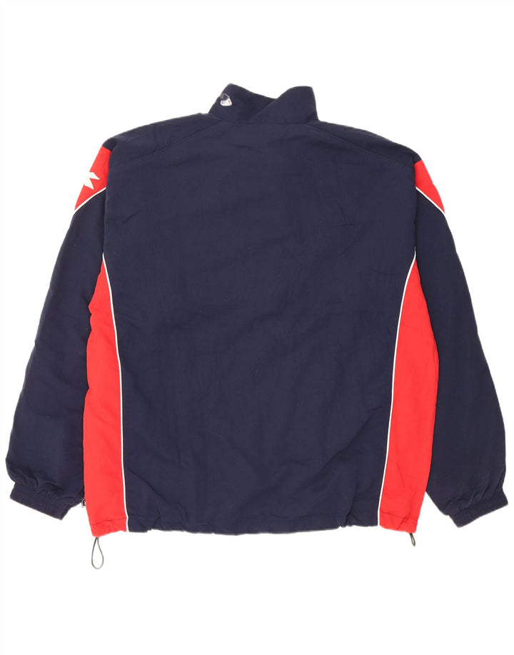 Diadora Træningsdragt til mænd Topjakke XL Marineblå Colourblock Polyester