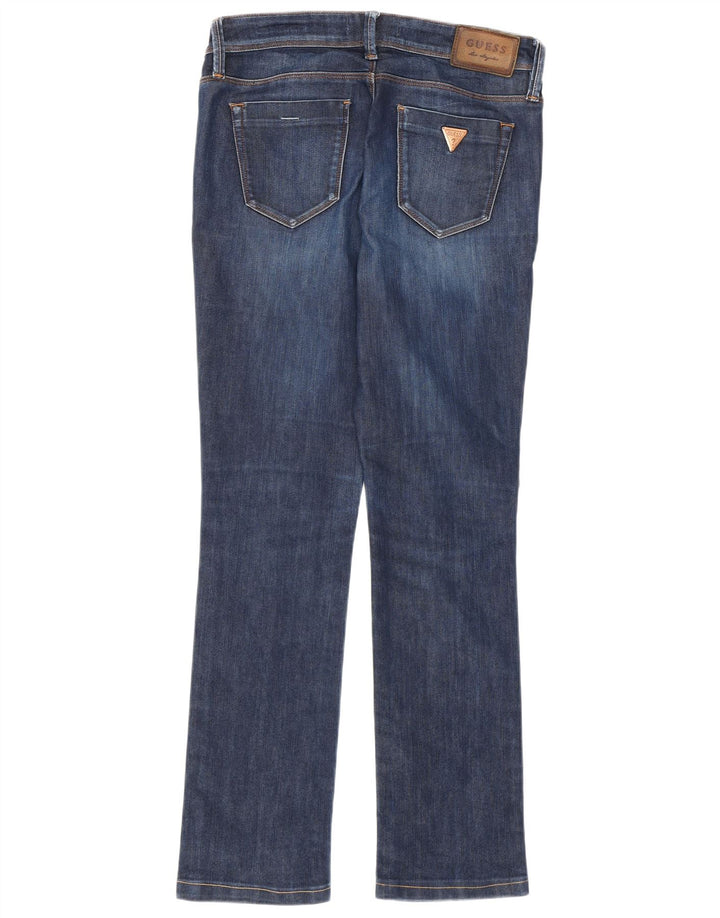 Guess Dame Cigarette Slim Jeans W27 L28 Marineblå Bomuld