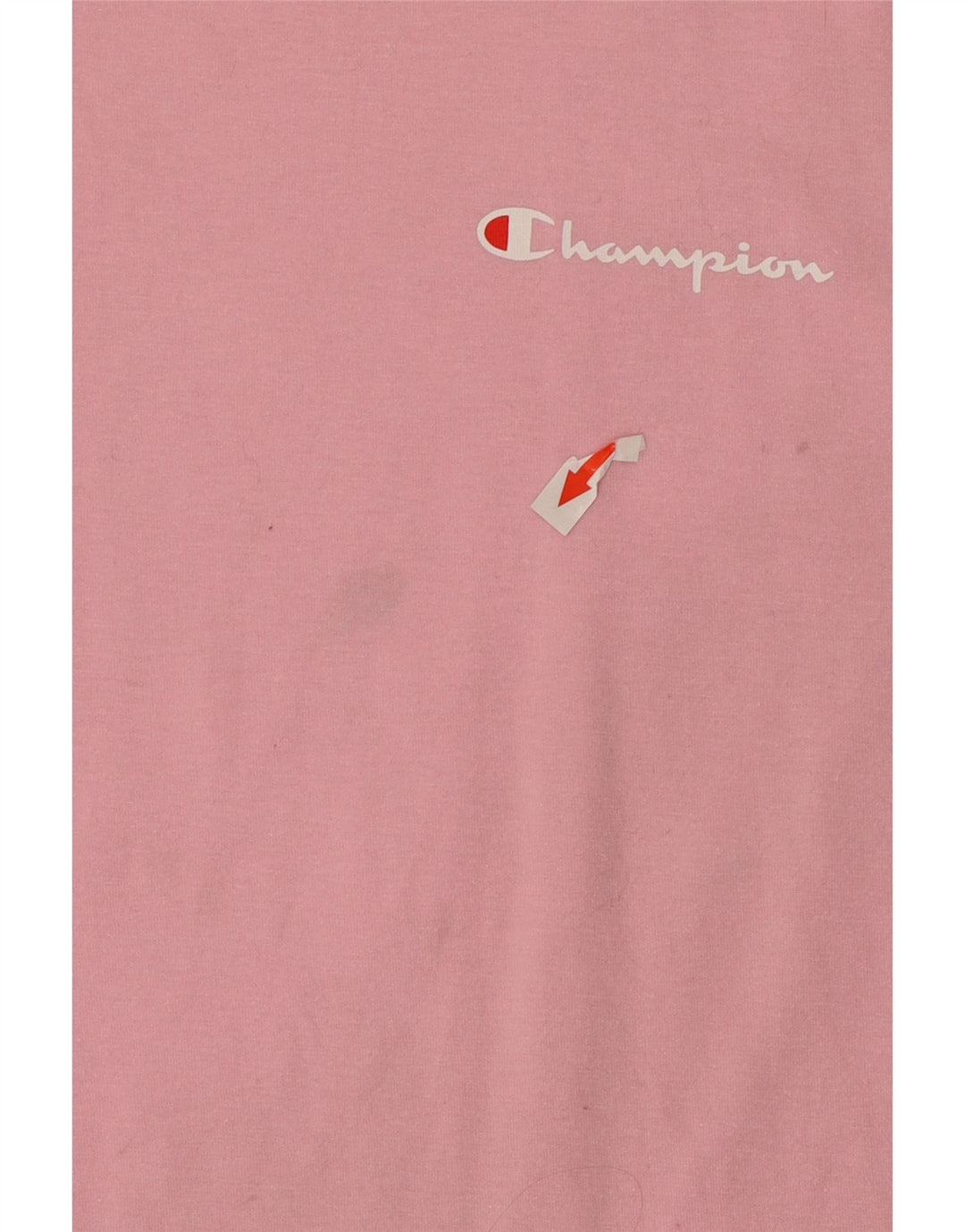 Champion Dame T-Shirt Top UK 12 Medium Pink Bomuld