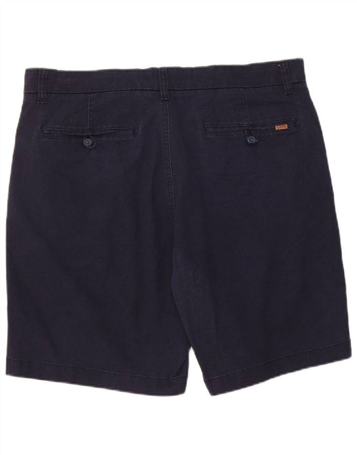 Chaps Herre Chino Shorts W34 Stor Marineblå Bomuld