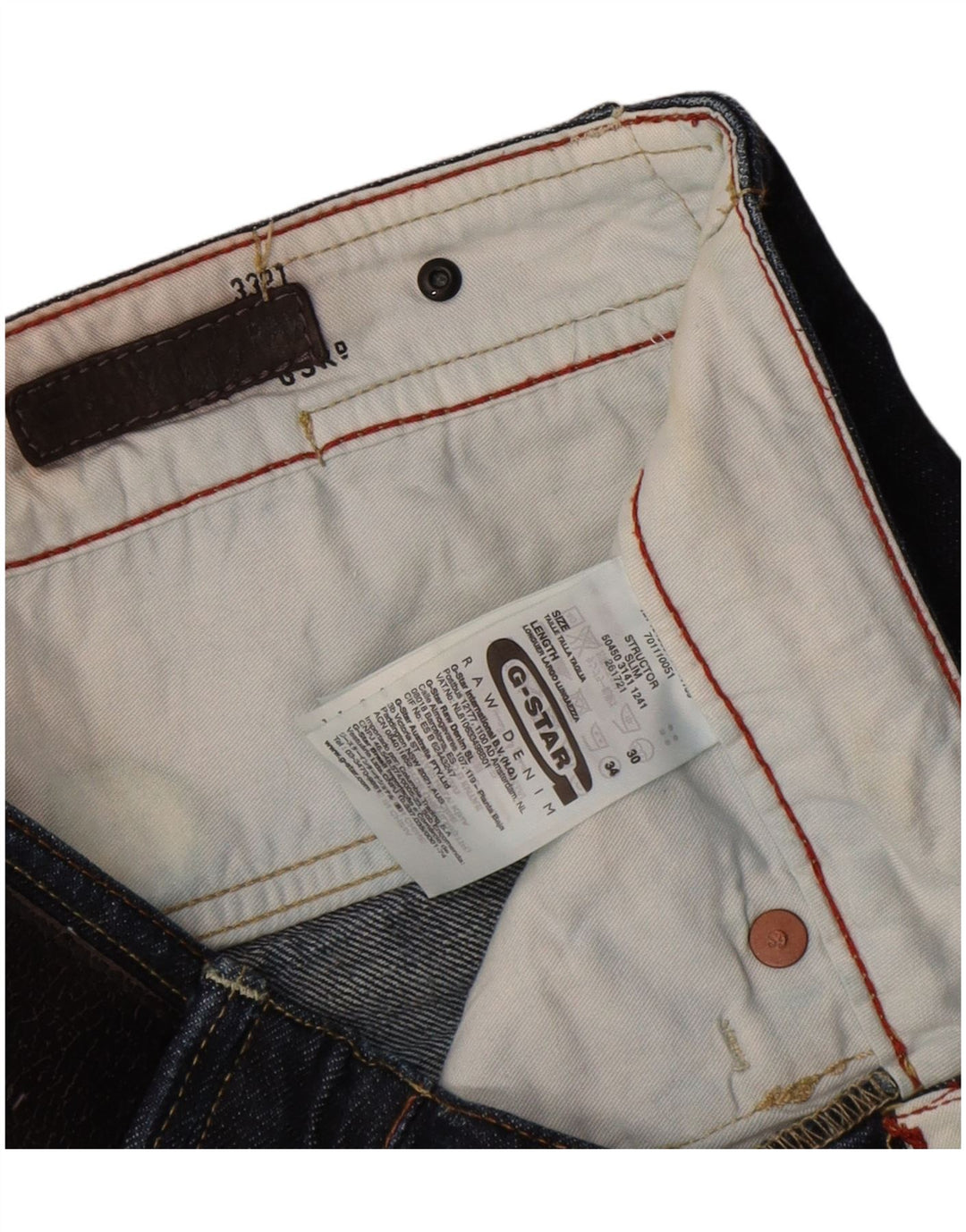 G-Star Dame Slim Jeans W30 L34 Marineblå Bomuld