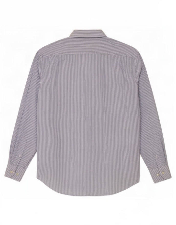 Massimo Dutti Herreskjorte Str. 44 17 1/2 XL Blå Nålestribe