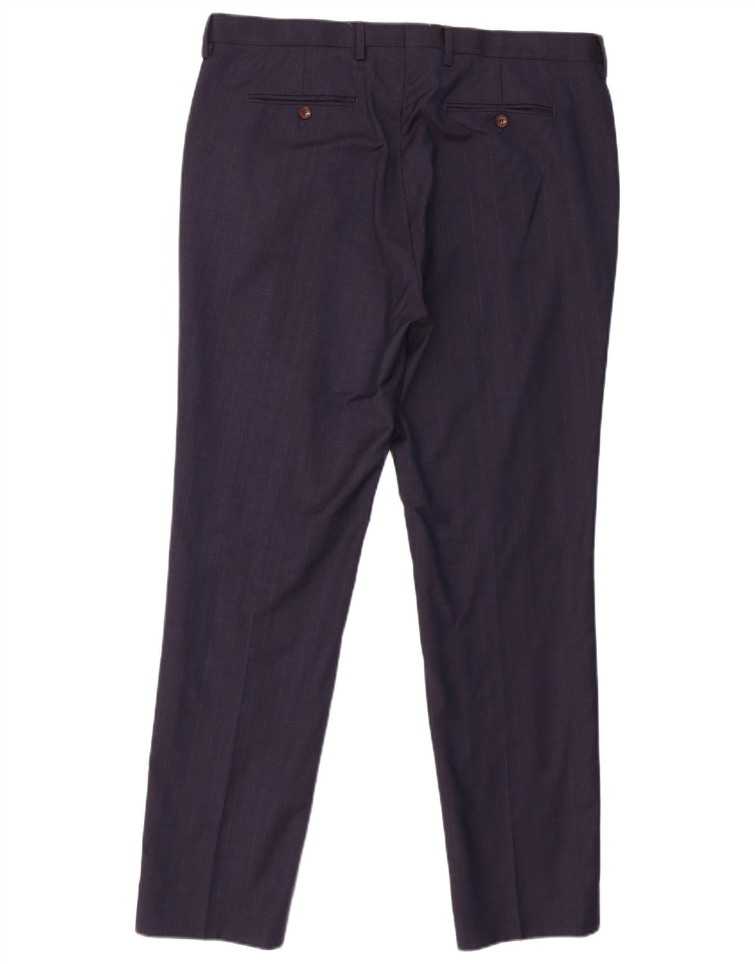 Ted Baker Herre Slim Suit Bukser W36 L31 Marineblå Uld