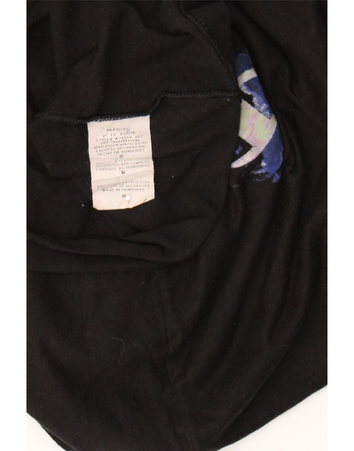 CHAMPION Womens Crop T-Shirt Top UK 14 Medium Black Cotton Vintage Champion and Second-Hand Champion from Messina Hembry 