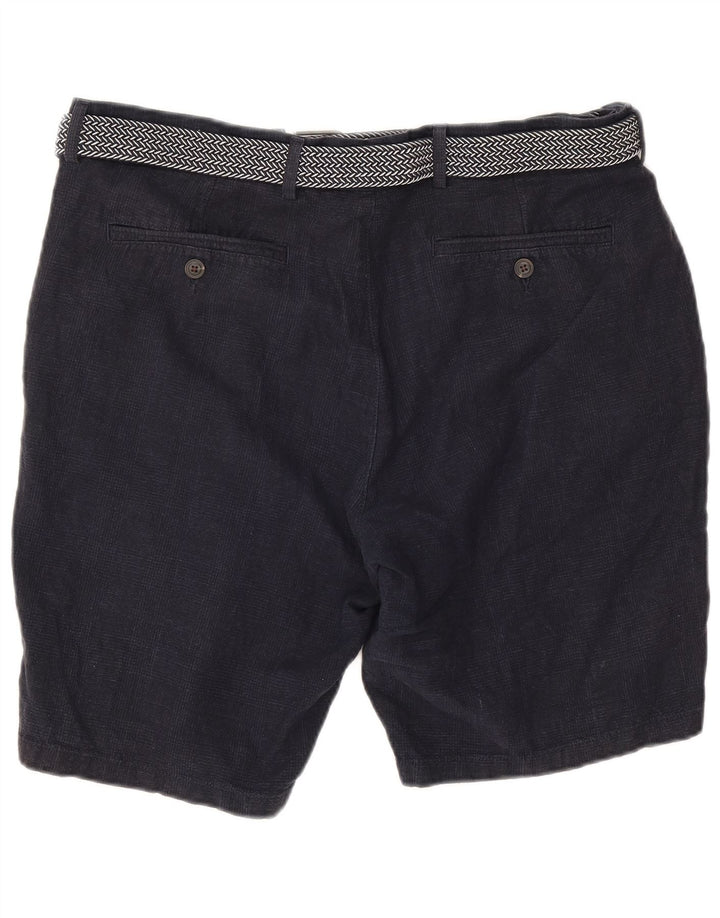 Marks & Spencer Herre Chino Shorts W38 XL Marineblå Bomuld