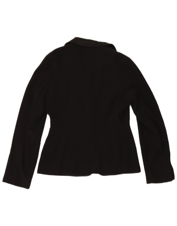 Laura Ashley Dame 1 Knap Blazer Jakke UK 12 Medium Sort