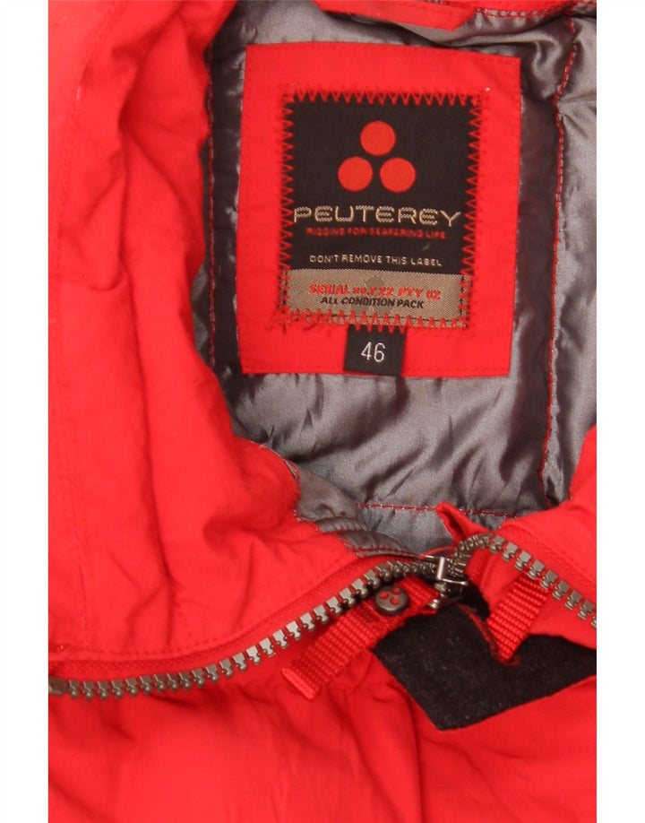 PEUTEREY Polstret Damejakke IT 46 Large Rød
