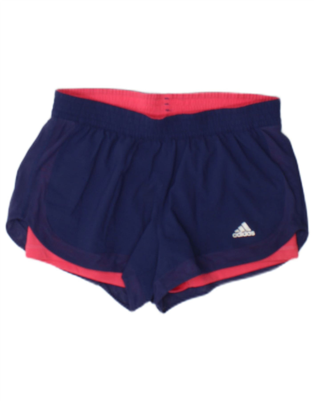 Adidas Dame Climalite Sport Shorts UK 10 Small Blue Polyester