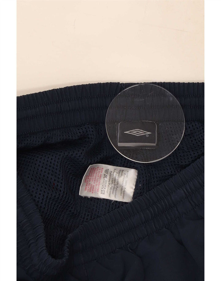 Umbro Herre grafisk træningsdragt Bukser Joggers Small Navy Blue Polyester