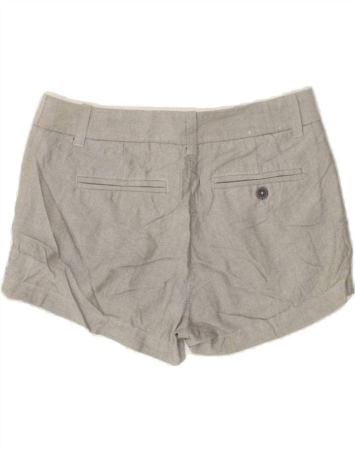 J. CREW Womens Chino Shorts US 4 Small W30  Grey Cotton Vintage J. Crew and Second-Hand J. Crew from Messina Hembry 