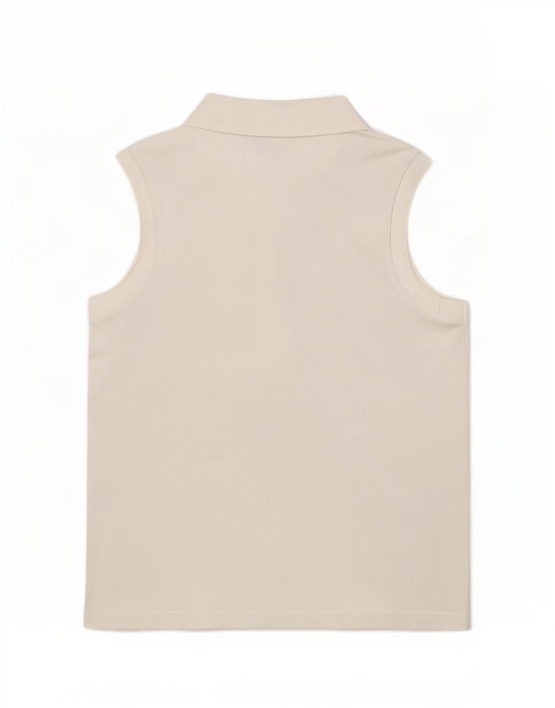 Lacoste Dame Ærmeløs Slim Fit Polo Shirt EU 36 Small White