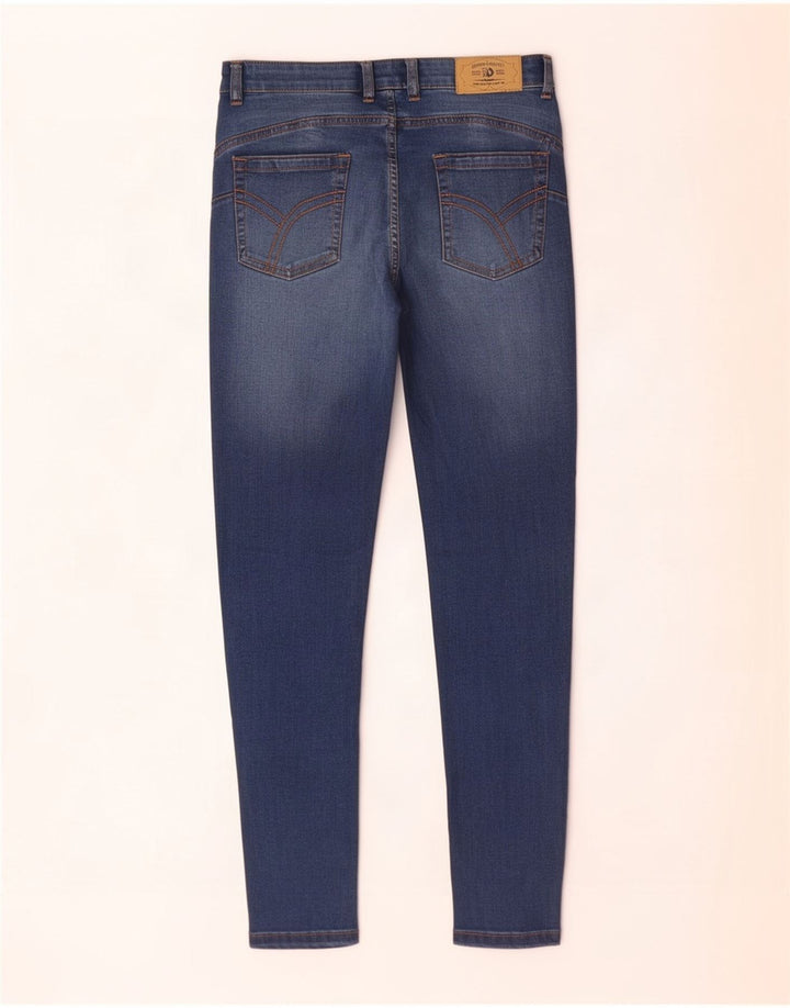 Dacks Dame Slim Jeans IT 42 Medium W26 L28 Blå Bomuld