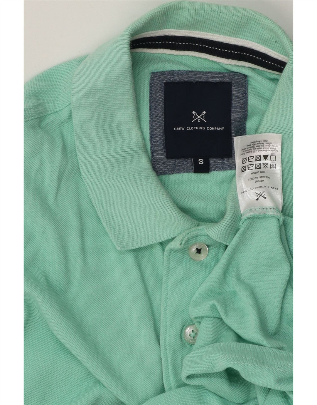 Besætningstøj Herre poloshirt Lille turkis bomuld
