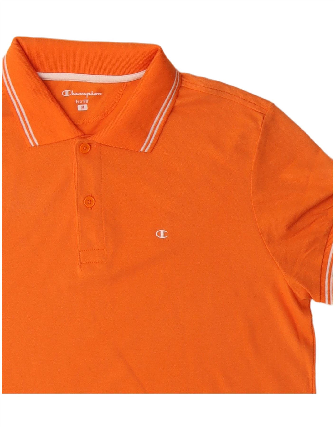 CHAMPION Herre Easy Fit Polo Shirt Medium Orange Bomuld
