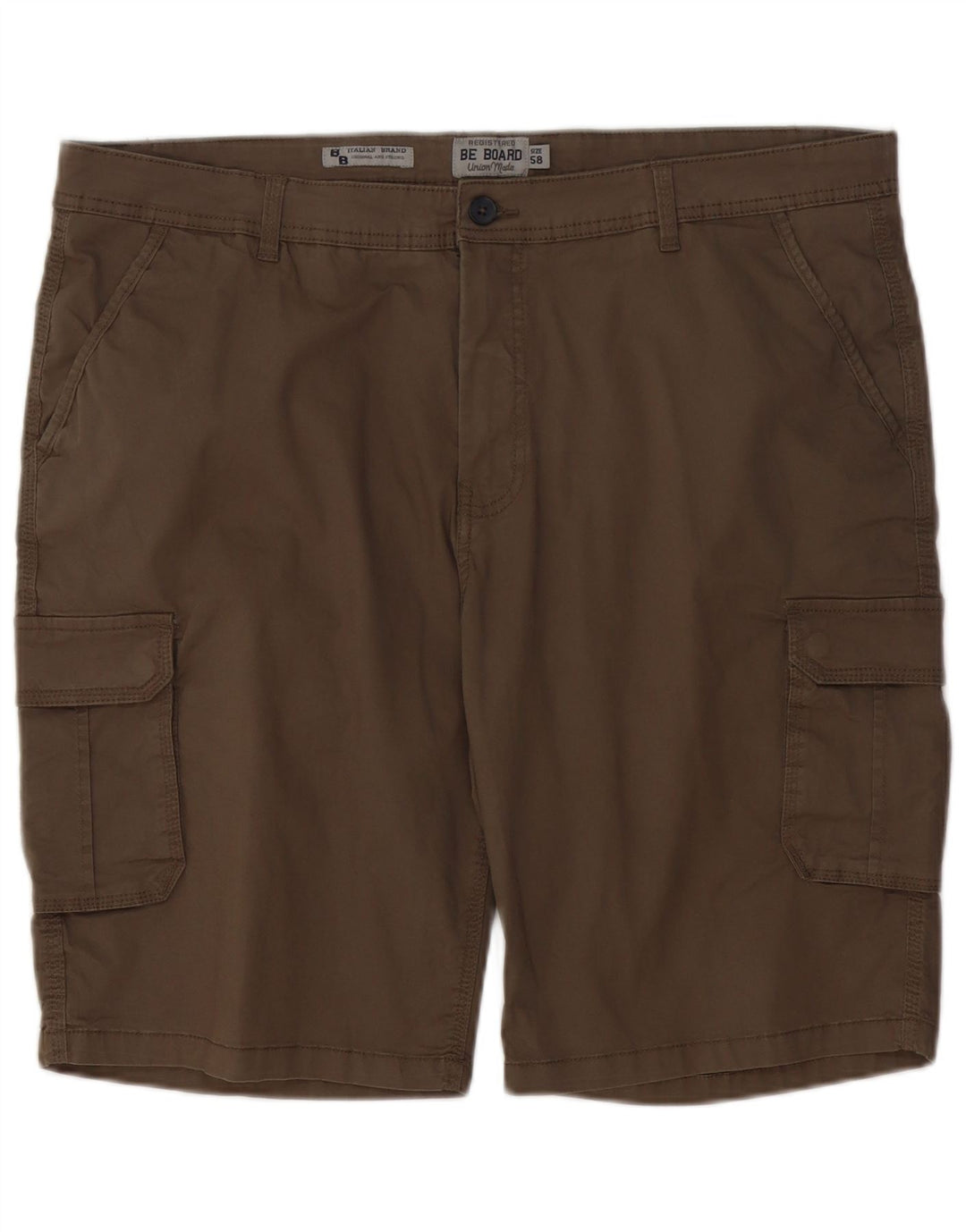 Vintage herre cargo shorts W40 XL brun bomuld