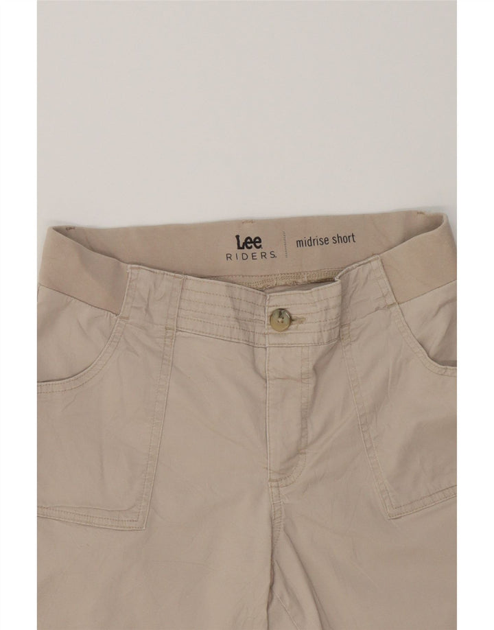 LEE Womens Riders Mid Rise Casual Shorts W30 Medium Beige Vintage Lee and Second-Hand Lee from Messina Hembry 