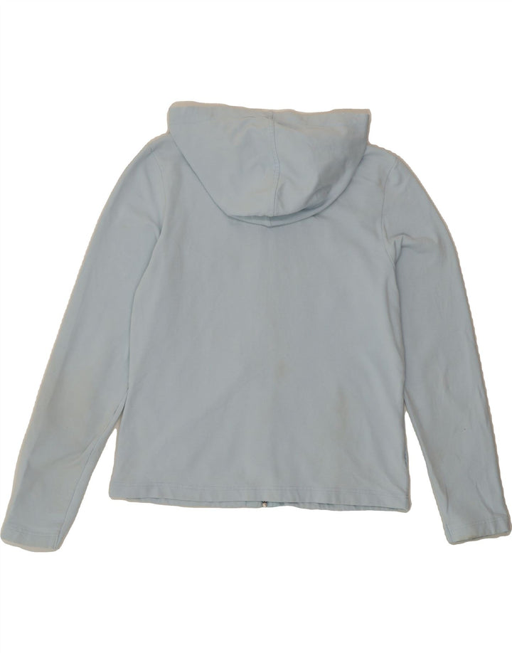 GAP Womens Zip Hoodie Sweater UK 14 Medium Blue Cotton Vintage Gap and Second-Hand Gap from Messina Hembry 