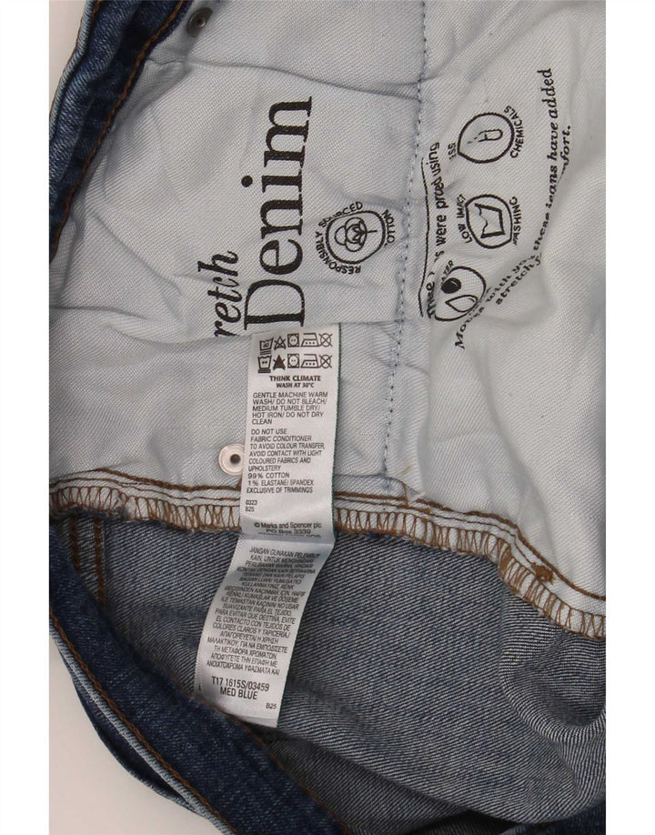 Marks & Spencer Herre Slim Jeans W36 L29 Blå Bomuld