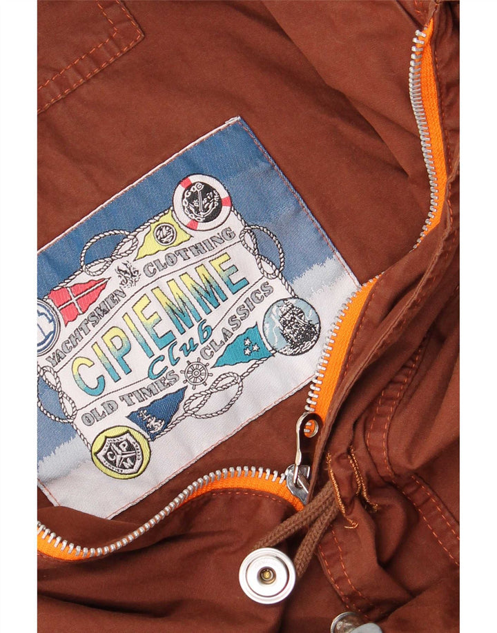 Vintage Herre Yachting Utility Jacket UK 40 Large Brown