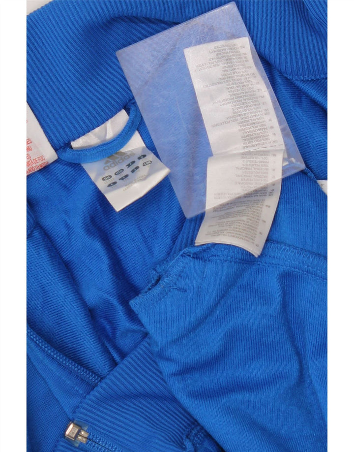 ADIDAS Træningsdragt til drenge Topjakke 15-16 år Blå Colourblock Polyester