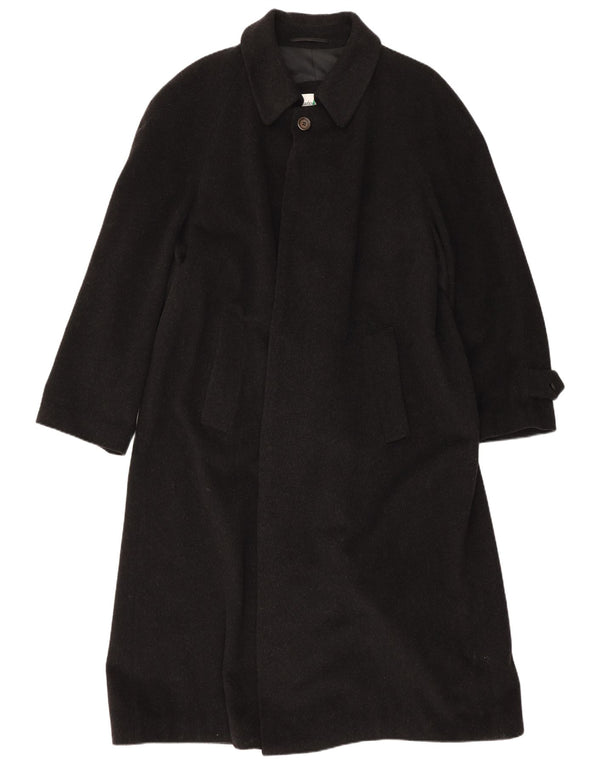 Vintage overtræk til mænd EU 50 Large Black Cashmere