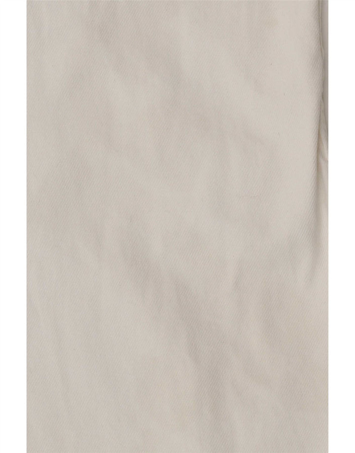 Zara Dame Jeans med brede ben EU 40 Medium W30 L29 Hvid