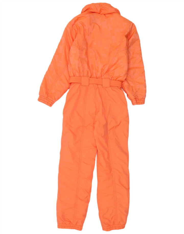 Fila Dame Ski Jumpsuit UK 12 Medium Orange