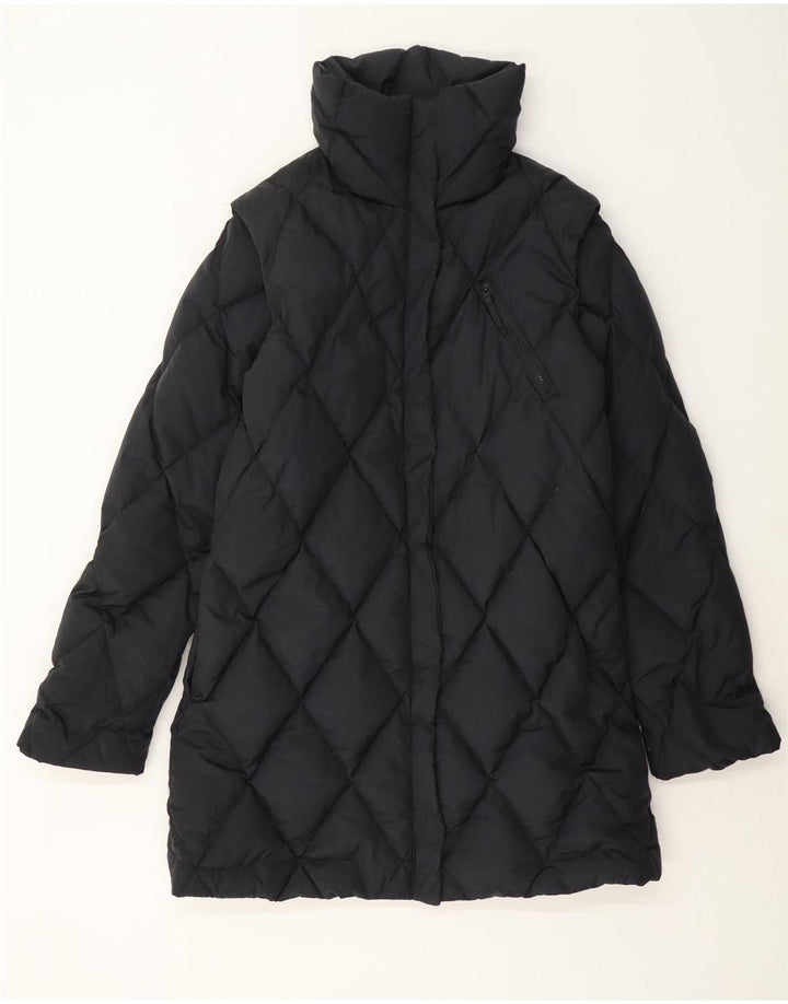 Armani Jeans Dame Polstret Frakke UK 14 Large Navy Blue Polyamide