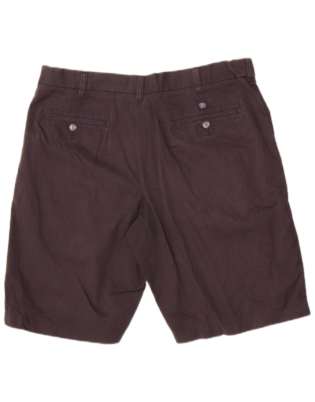 Marks & Spencer Herre Blue Harbor Chino Shorts W36 Large Navy Blue Cotton