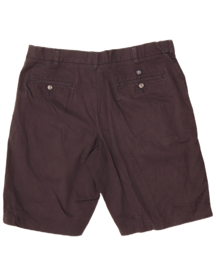 Marks & Spencer Herre Blue Harbor Chino Shorts W36 Large Navy Blue Cotton
