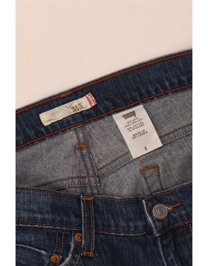 Levi's Womens 515 denimshorts US 8 Medium W30 Blue Cotton