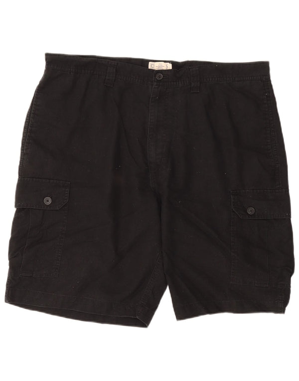 CHAPS Herre Cargo Shorts W38 XL Sort hør
