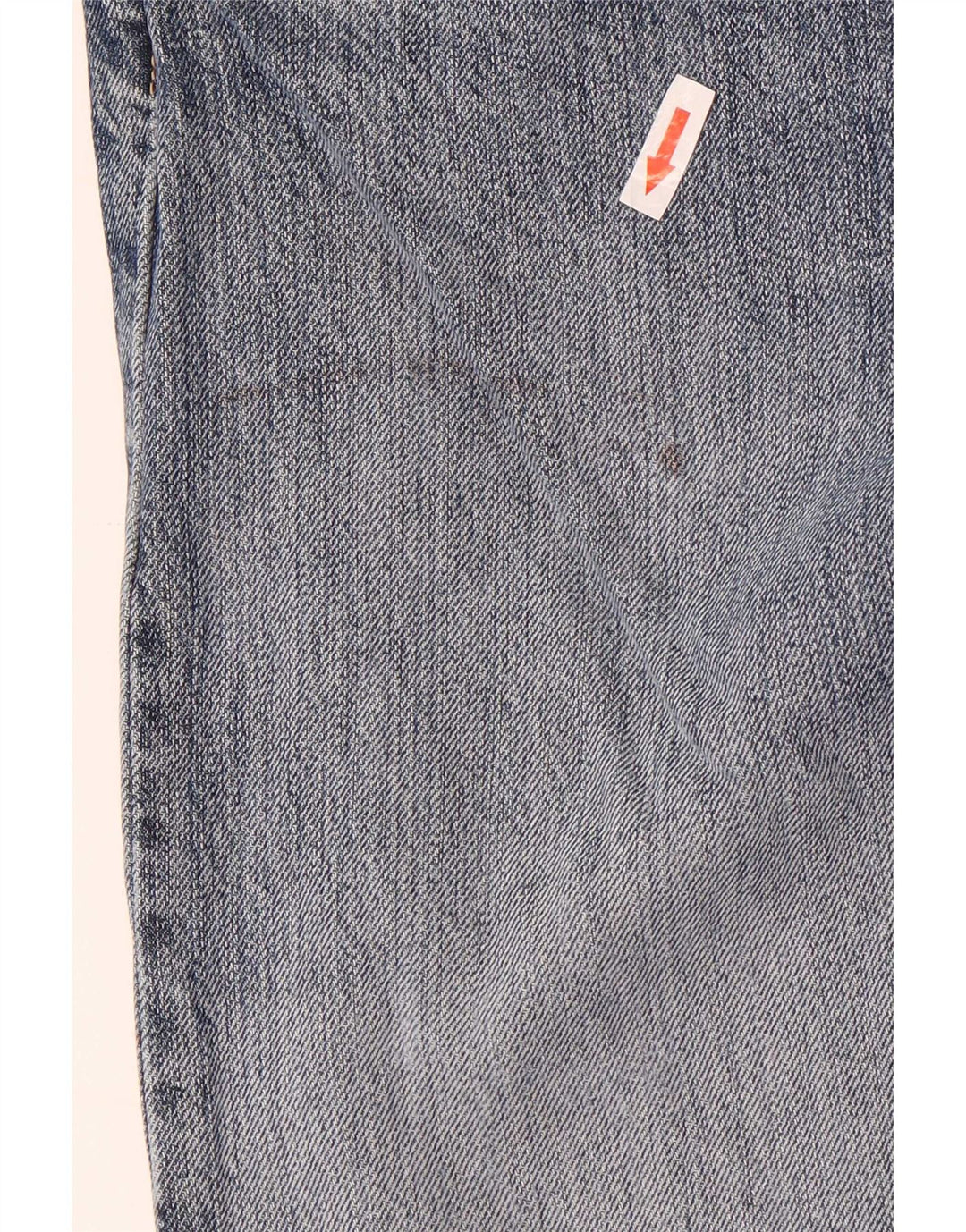 Levi's Mens 501 Distressed Straight Jeans W32 L34 Blå