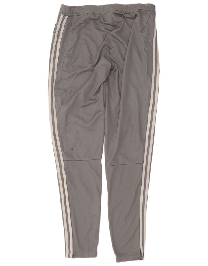 Adidas træningsdragtsbukser til kvinder UK 12/14 Medium Grey Polyester