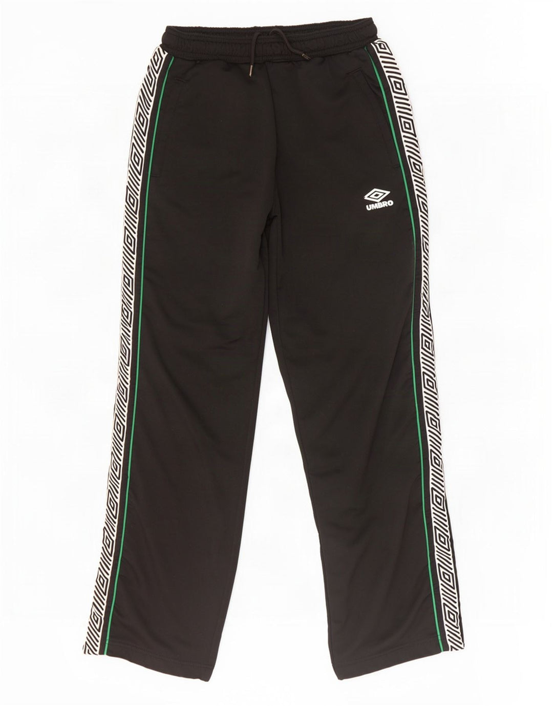 Umbro Herre grafisk træningsdragt Bukser Large Black Colourblock Polyester